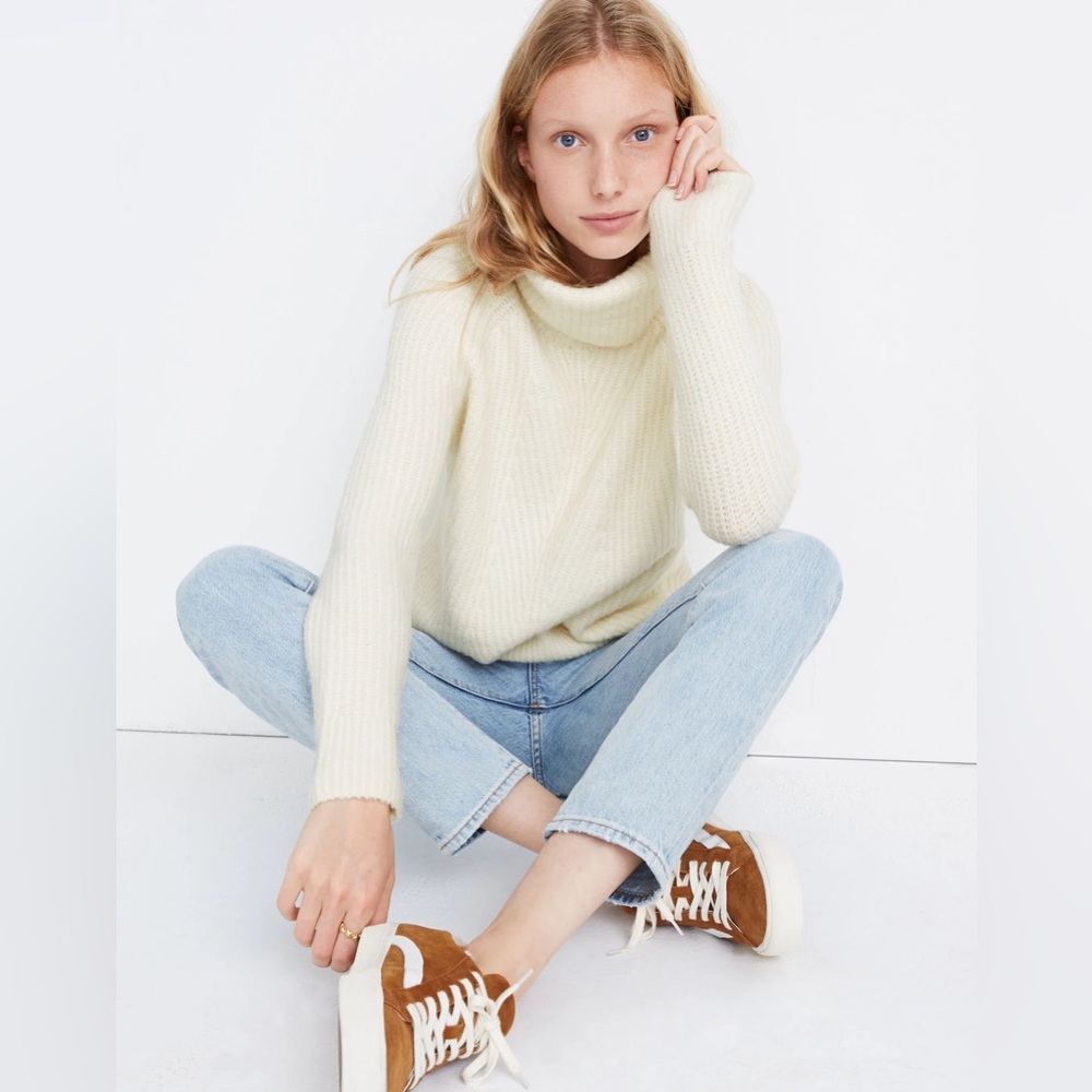 Madewell Mercer Turtleneck Sweater In Coziest Yarn